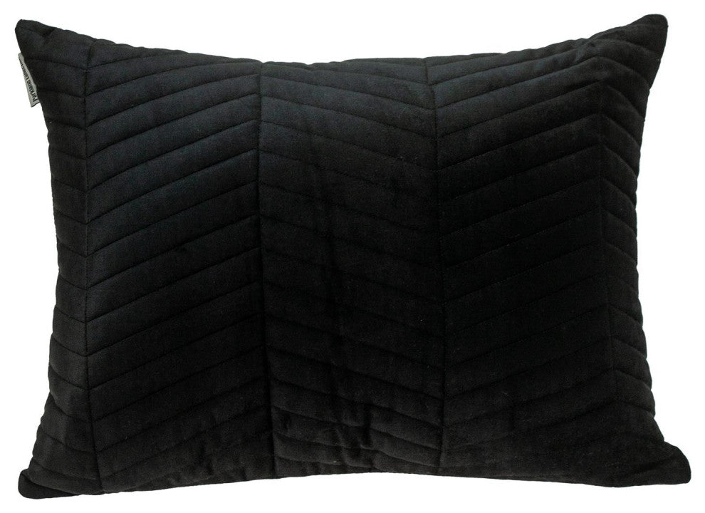 Parkland Collection Somin Black Throw Pillow