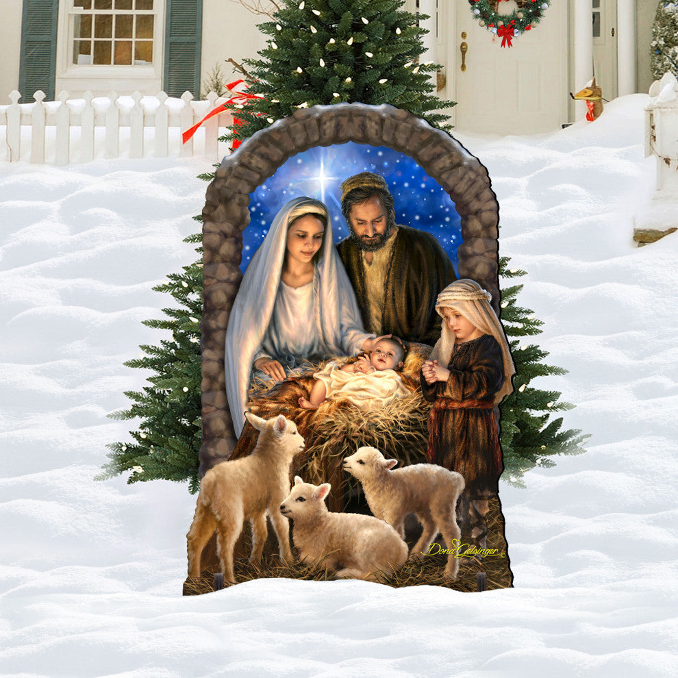 Miracle Nativity Home and Outdoor Decor by Dona Gelsinger