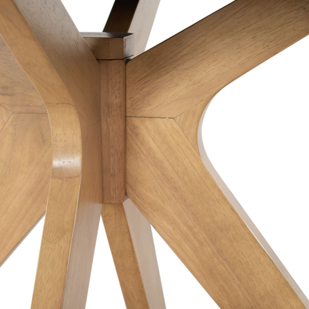 Safavieh Couture Carolee 46" Round Dining Table, Natural