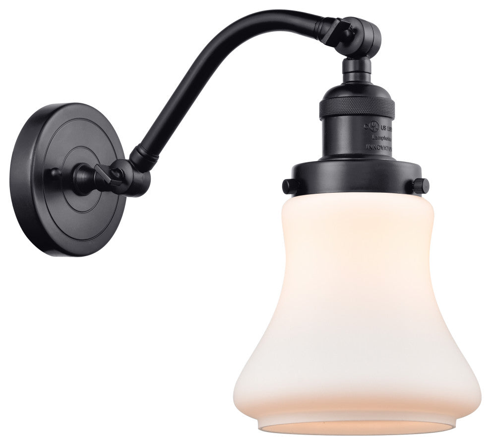 INNOVATIONS LIGHTING 515-1W-BK-G191 Bellmont 1 Light Sconce