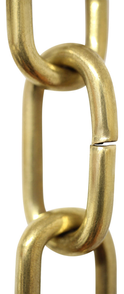 RCH Hardware Brass Standard Link Chandelier Chain, Various Finishes, Polished Br
