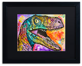 Dean Russo 'Raptor' Matted Framed Art, Black Frame, Black Mat, 20x16