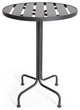 Arthur Desert Outdoor Modern 3 Piece Bistro Set, Matte Black