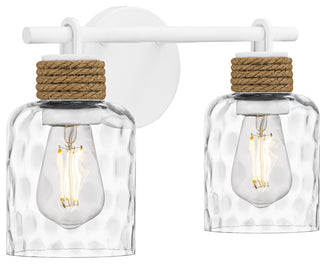 Quoizel BTC8614 Baltic 2 Light 15"W Vanity Light - Matte White