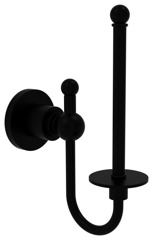 Astor Place Upright Toilet Tissue Holder, Matte Black