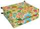 20"X19" Patterned Outdoor Polyester Chair Cushions, Set of 2, Gregoire Chamomile