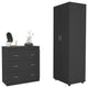 DEPOT E-SHOP Georgia 2-Piece Bedroom Set with Armoire and Dresser