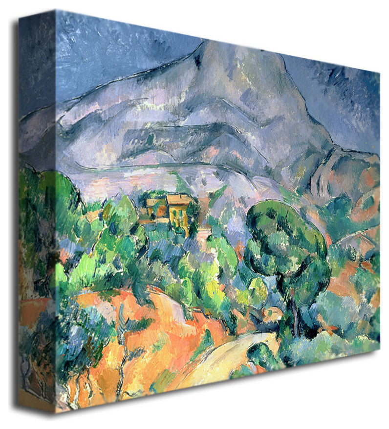'Mont Sainte-Victoire' Canvas Art by Paul Cezanne