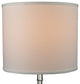 Fenchel Shades 14"x14"x12" Drum Lamp Shade, Linen Snow