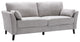 Damian Woven Sofa, Light Gray
