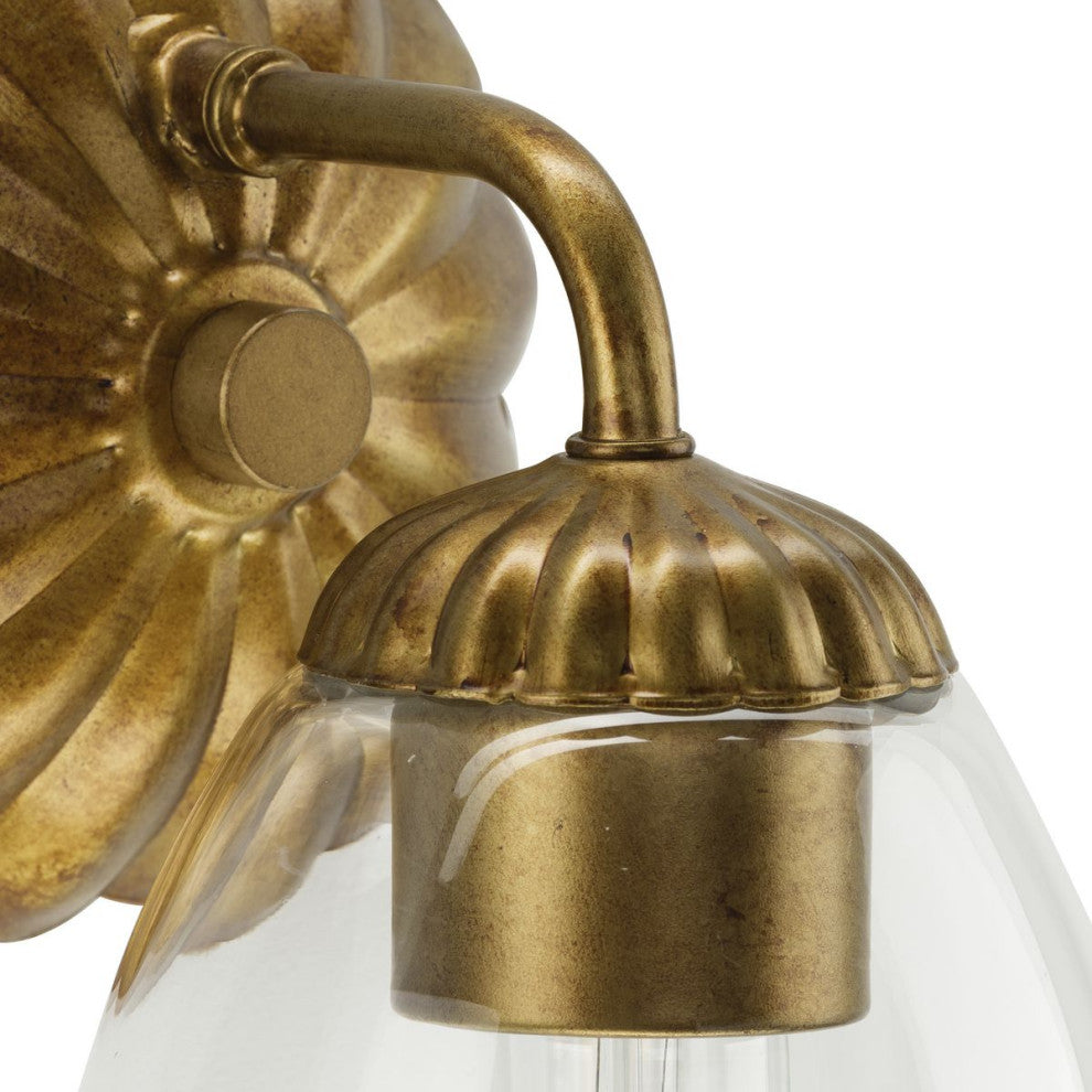 Quillan Collection Transitional Bath and Vanity Light, Gold Ombre