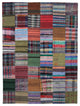 Rug N Carpet - Handmade Anatolian 5' 11'' x 7' 10'' Vintage Patchwork Kilim Rug