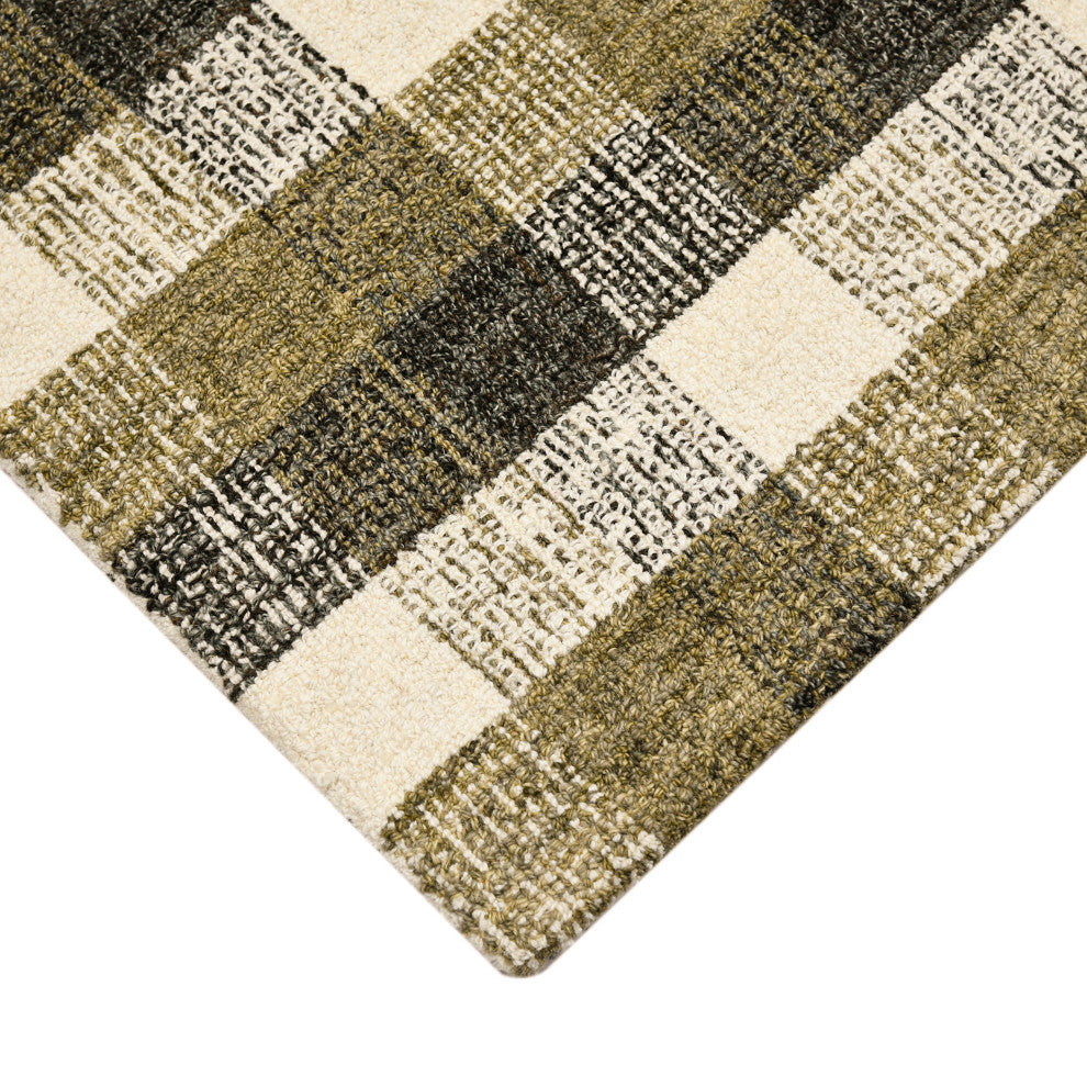 Tartan Cartwell Area Rug, Brown, 9' x 13', Plaid
