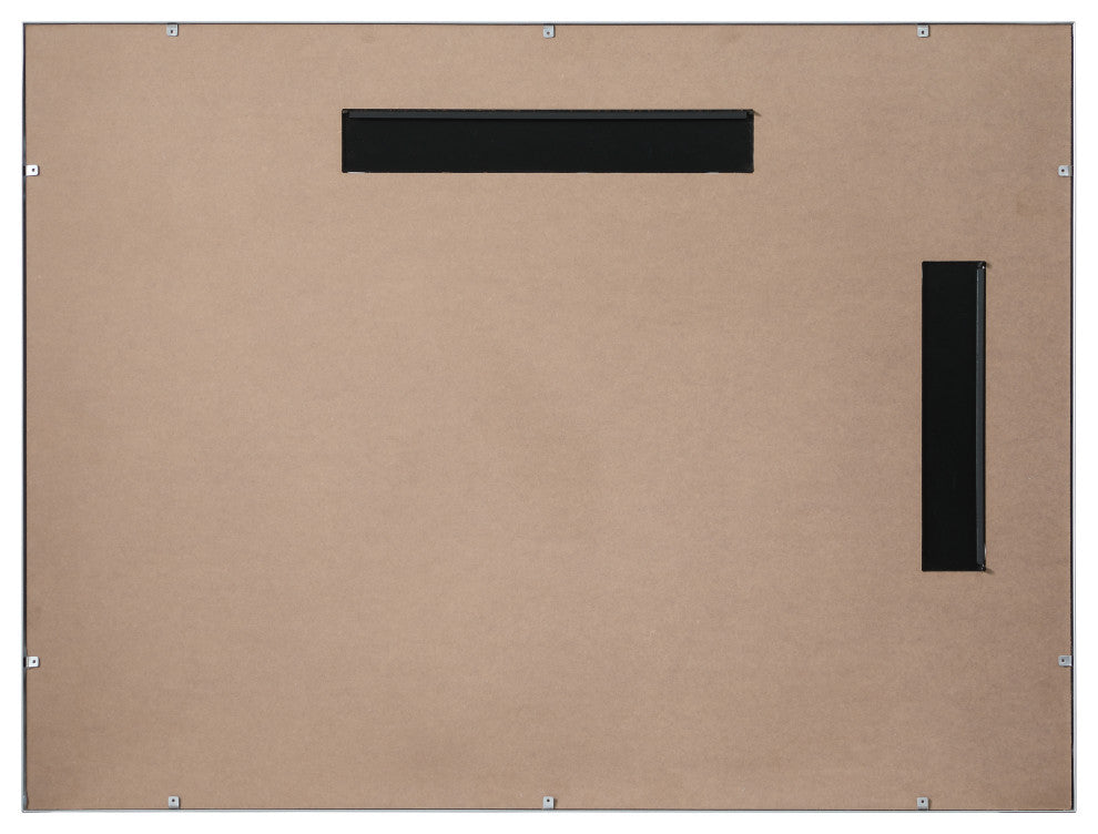 French Panel Wall Mirror 30x40", Silver