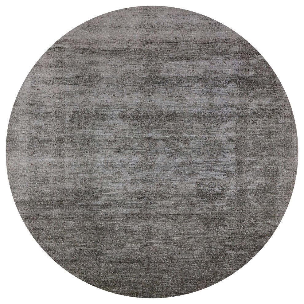 Ahgly Company Indoor Round Mid-Century Modern Area Rugs, 3' Round