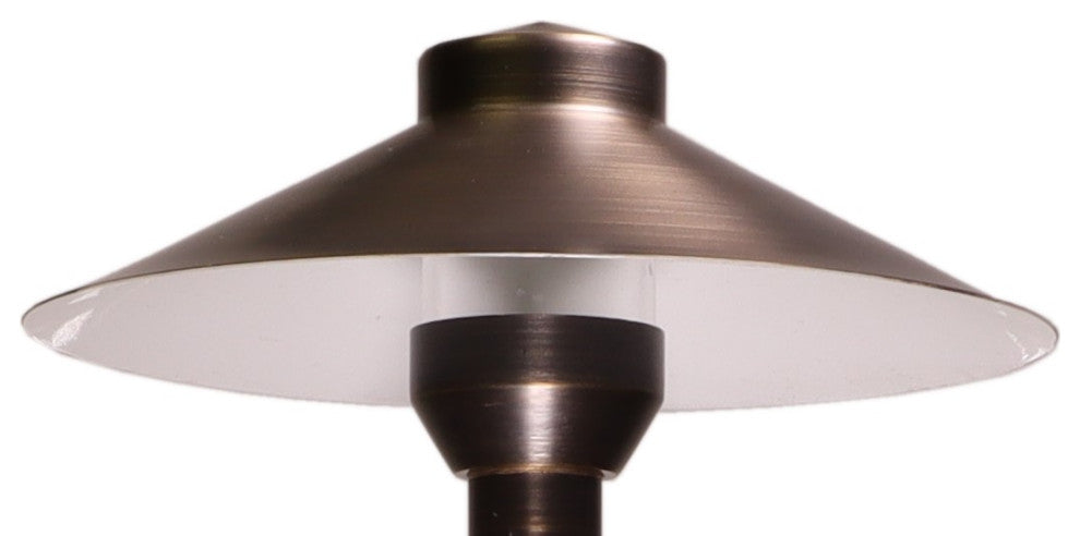 LED Brass Path Lights, Set of 4