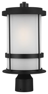 Wilburn 1-Light Outdoor Post Lantern, Black
