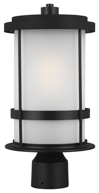 Wilburn 1-Light Outdoor Post Lantern, Black
