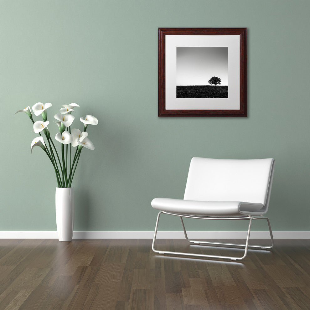 'One Tree Hill' Matted Framed Canvas Art by Dave MacVicar