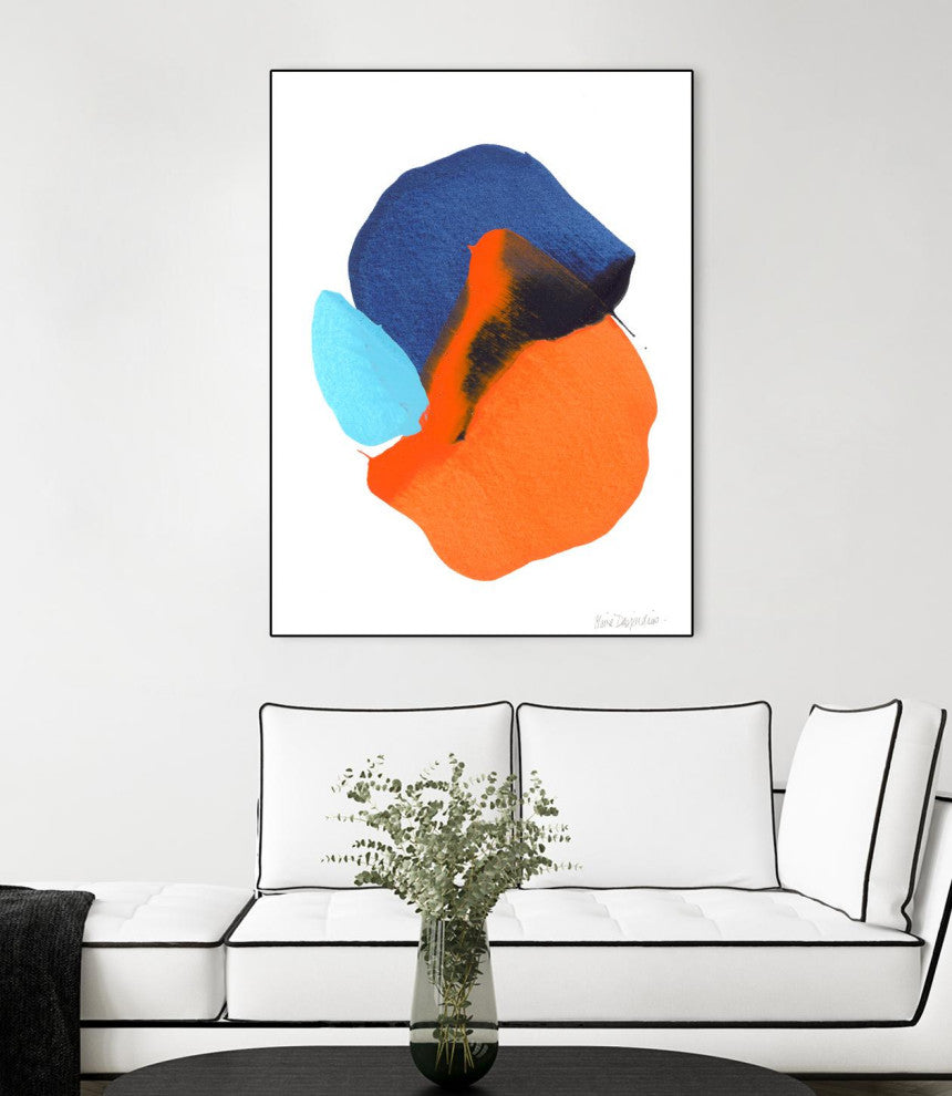 "The space in between 63" Framed Canvas by Giant Art 24"x32"