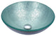 Posh Series Deco-Glass Vessel Sink, Glacial Silver