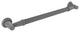 16" Reeded Grab Bar, Matte Gray