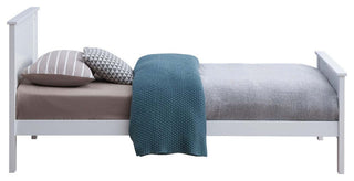 Miriam Panel Platform Bed, White