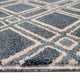 Versailles Pattern Indoor Carpet Area Rug Collection, Steely, 3x5