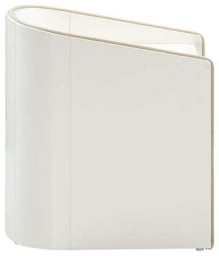 Collins Lacquer Nightstand, Cream