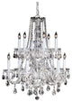 Crystorama Traditional Crystal 12-Light Chandelier