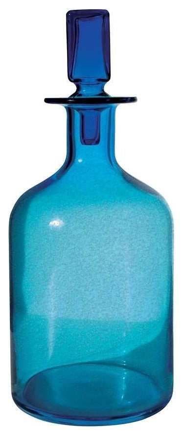 Dimond Home 824016 Pool Blue Decanter, Large