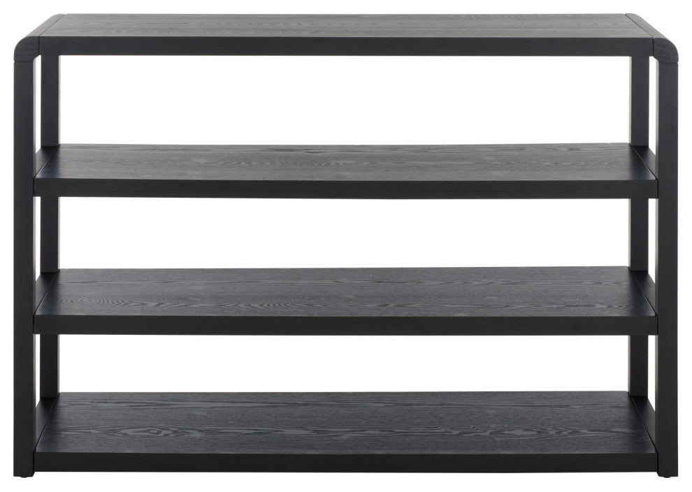 Safavieh Omara 4 Tier Console Table, Black