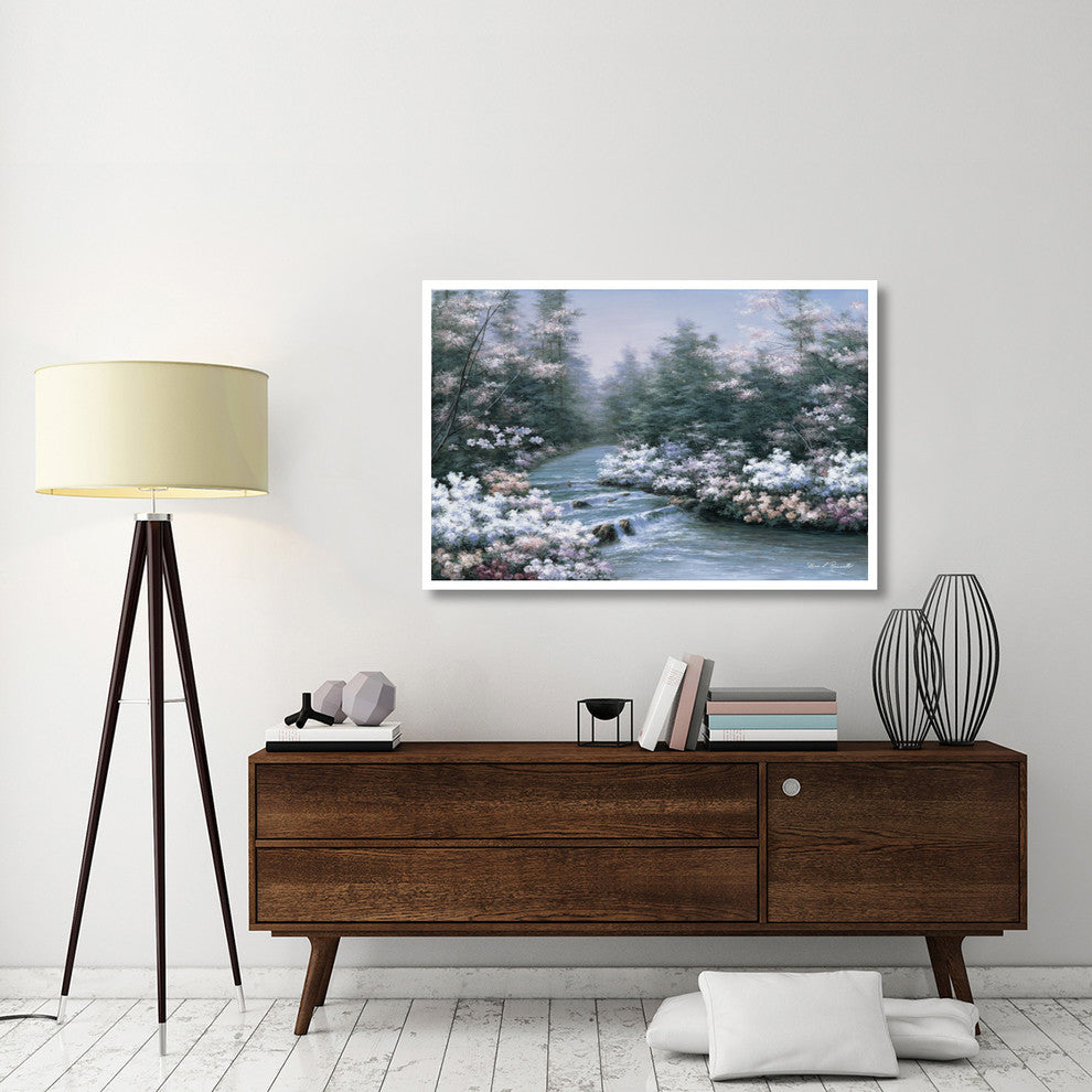 "River Cascade" Digital Paper Print by Diane Romanello, 50"x34"