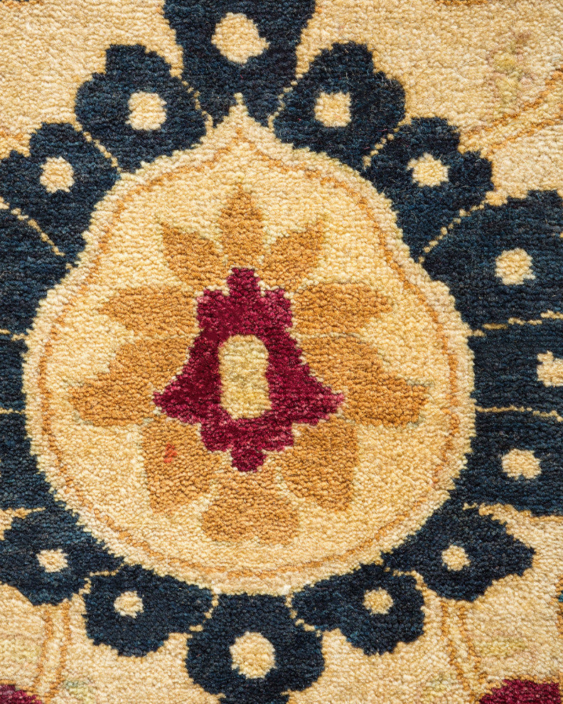 Mogul, One-of-a-Kind Hand-Knotted Area Rug Green, 9'3"x11'10"