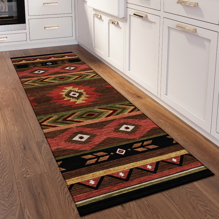 Addison Rugs Sonora ASO33 Brown 2'3"x7'6" Rug