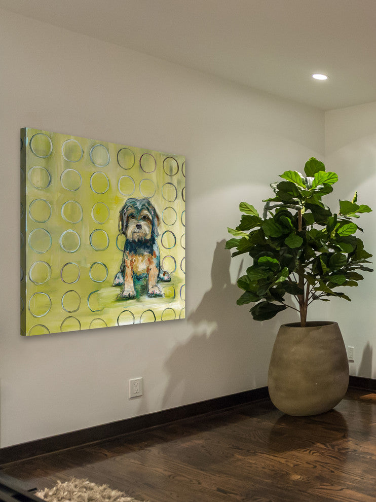 "Baxter" Painting Print on Canvas by Tori Campisi