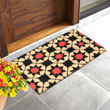A1HC First Impression Payton Geometric Welcome 18"x30" Coir Doormat