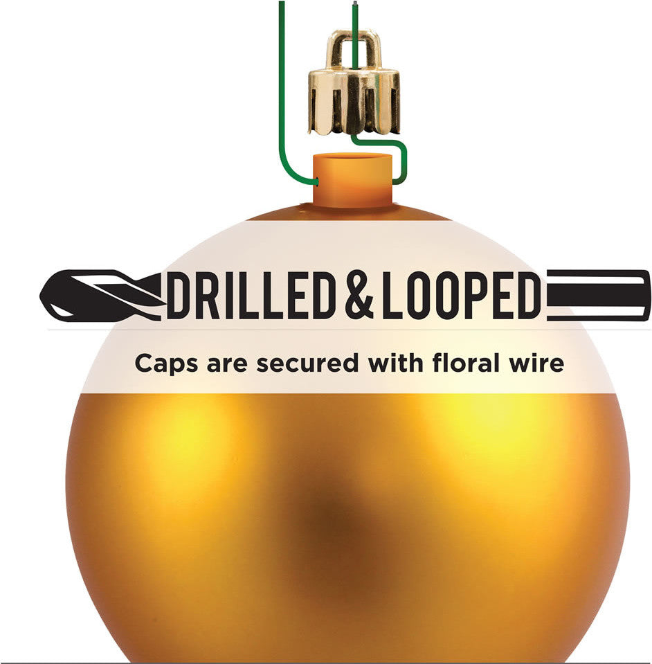 3" Wine Shiny Ball Uv Drilled 12/Bag