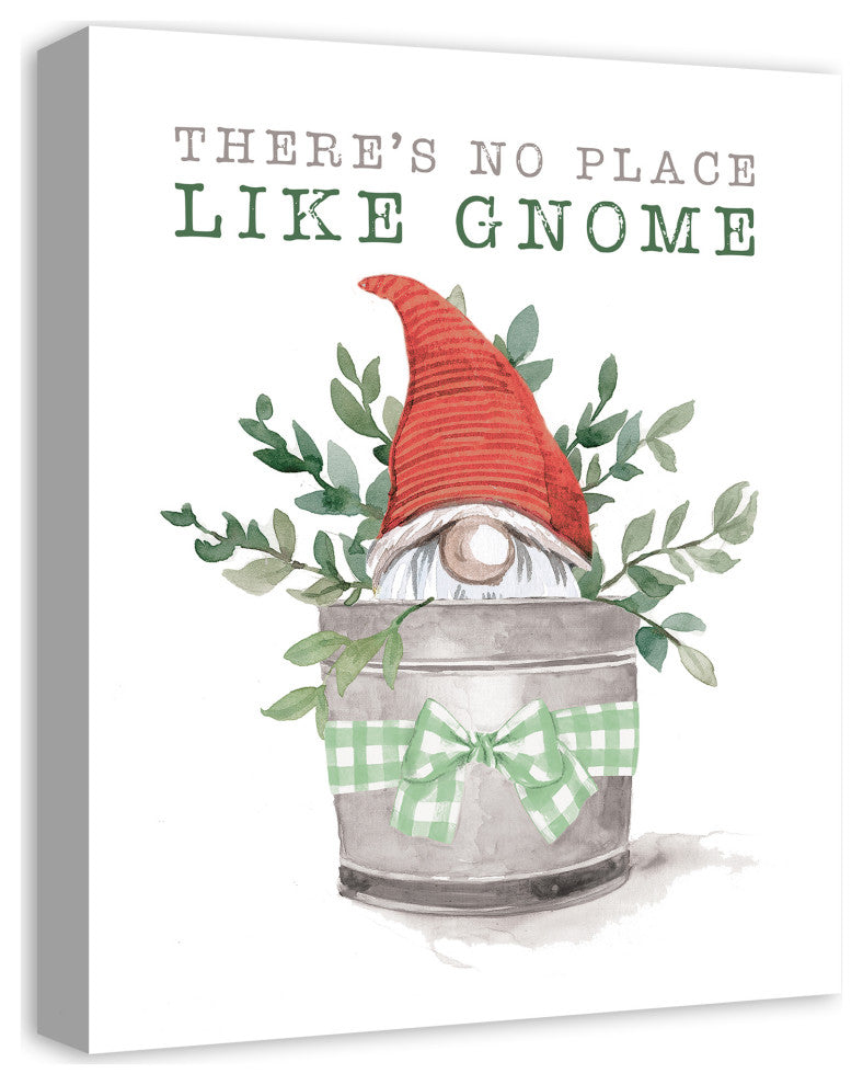 Gnome Bucket 3 16x20 Canvas Wall Art