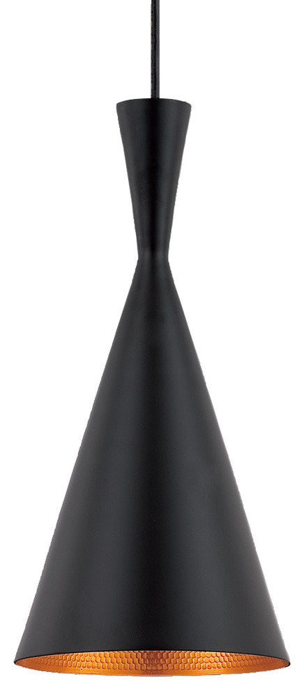 Bronx, 1-Light Pendant, Black