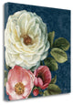 "Floral Damask II On Indigo" By Lisa Audit, Giclee Print on Gallery Wrap Canvas