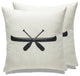 Cottage Icons Throw Pillow Set of 2, Canoe