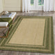 Carmel Multi Border Indoor/Outdoor Rug, Green, 4'10"x7'6"