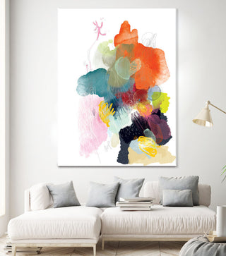 Playful World - 72 x 54 by Niya Christine