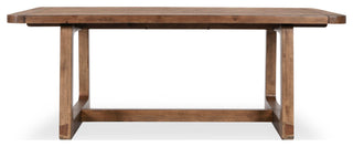 Kosas Home Lyra Extendable Dining Table, Smoke Brown