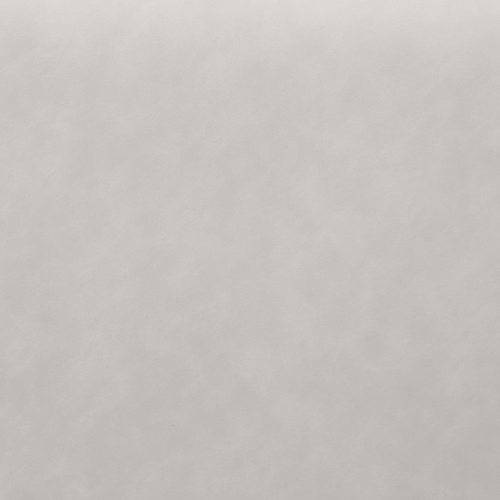 Cube Upholstered Modular Component, Cream, Vegan Leather, Corner Chair