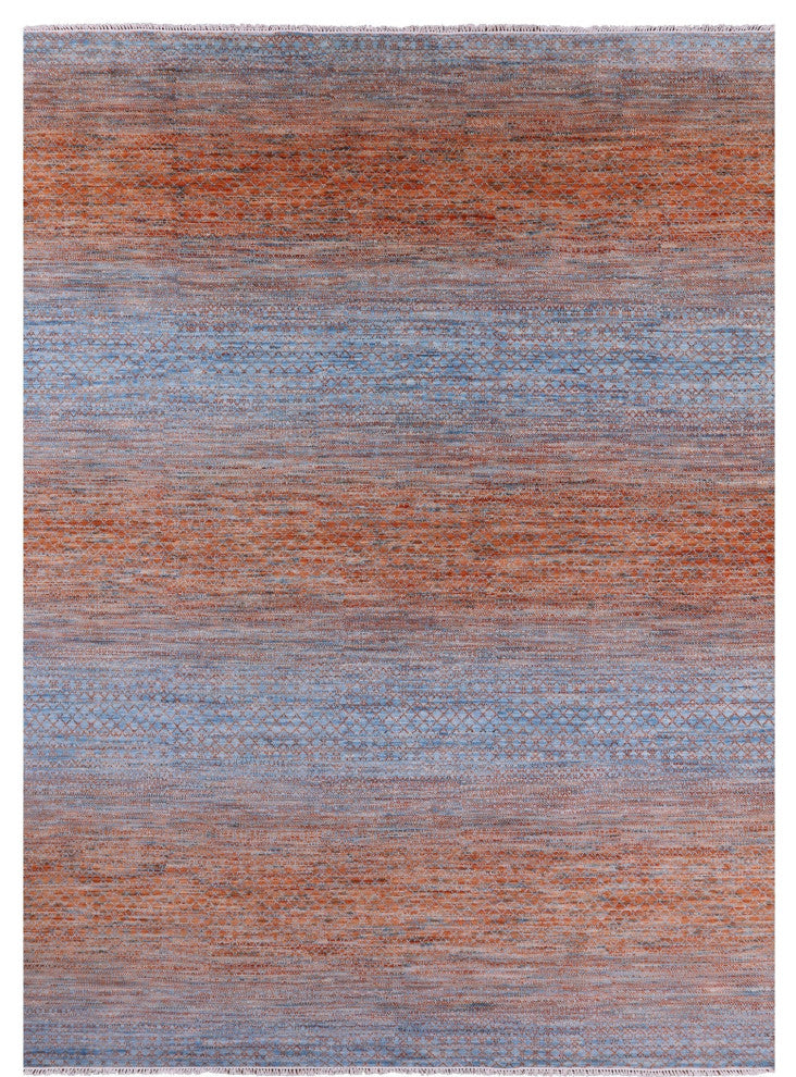 10' 1" X 14' 0" Savannah Grass Hand-Knotted Wool Rug - Q13189