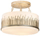 Sawgrass Semi-flush Light in Silver