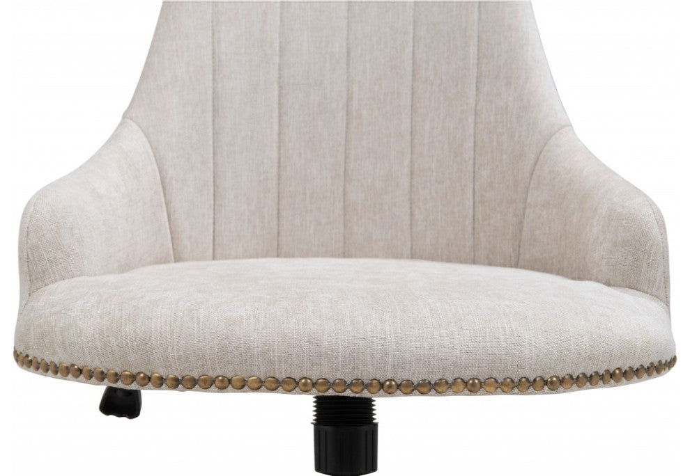 Off White Cozy Earth Office Chair