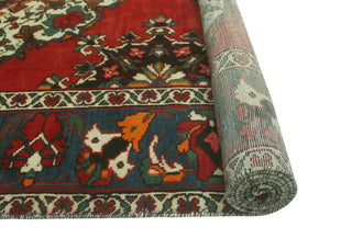 Fine Vintage Distressed Ahtisham Red/Ivory Rug, 6'6 x 9'10